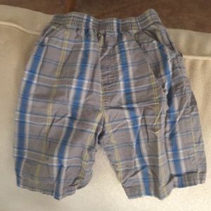 Boys plaid shorts